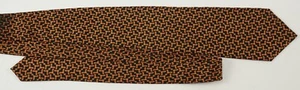Retro Stefano Ricci Red Black Geometric Silk 59.5" Neck Tie Casual Nightlife - Picture 1 of 9