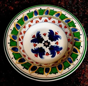 Deruta pintado a mano por mesas ilimitado 14,5” tazón para servir pasta con labios RARO - Imagen 1 de 7