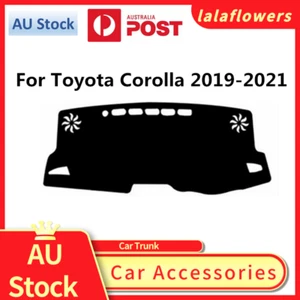 RHD BLACK DASH MAT ANTI-SLIP DASHMAT For Toyota Corolla 2019-21 Car Accessories - Picture 1 of 10