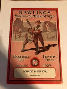 1927 Rawlings Frühling & Sommer Sportartikel Katalog sehr guter Zustand - Bild 1 von 24