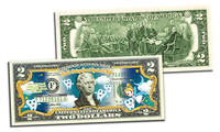 TOOTH FAIRY Good Luck Gift Dentist OFFICIAL Genuine Legal Tender US $2 Bill