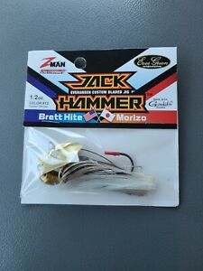 Z-Man Evergreen Jack Hammer Chatterbait 1/2 oz Bladed Jig - GOLDEN SHINER