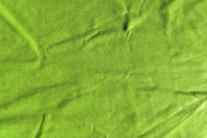 LIME GREEN SHINY  4 WAY STRETCH  POLYESTER FABRIC   26X58 INCHES - Picture 1 of 2