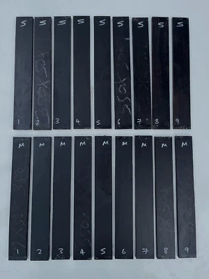 FEEL GOOD WOOD AFRICAN BLACKWOOD ukulele fingerboard / scales / boxmaking 350 x 50 x 10mm