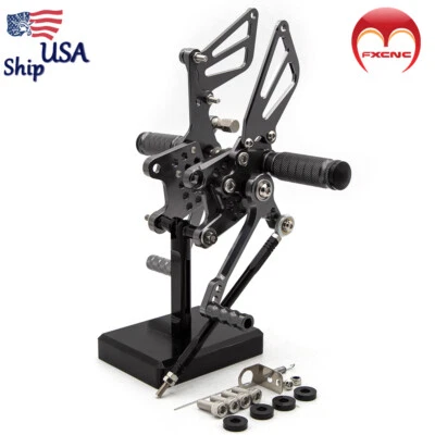 EE. UU. CNC reposapiés clavija apta para Suzuki GSXR600/750 1996-2005 GSXR1000 2000-2004 Foto 1 de 4