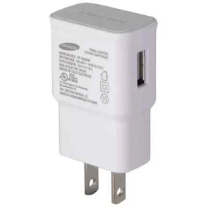 Cargador de pared/adaptador de viaje USB único Samsung (5V/1,55A) - blanco (EP-TA50JWE) - Imagen 1 de 7