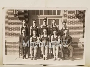 Antique Photograph Stanton, Oklahoma Boys Basketball Team 1935-1936 Sports - Picture 1 of 4