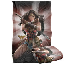 Wonder Woman Protector of Humanity Silky Touch Super Soft Throw Blanket
