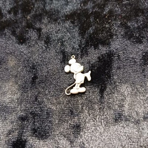 Vintage Walt Disney Productions Mickey Mouse Sterling Silver Charm Pendant 925 - Picture 1 of 4