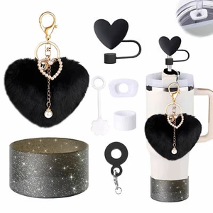 7Pcs Accessories Set for Stanley Cup 30 40oz Insulated Sleeve Travel Cup Holder - Picture 1 of 15