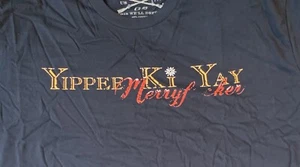 CAMISETA ESTILO GRUÑIDO YIPPEE KI YAY FELIZ NAVIDAD GRÁFICA HOMBRE PEQUEÑA DIE HARD - Imagen 1 de 5