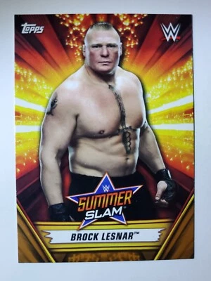 2019 Topps WWE SummerSlam BRONZE #6 BROCK LESNAR - Image 1 of 2