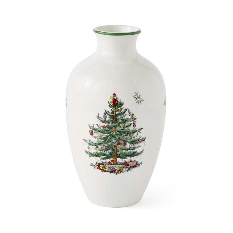 Vaso posy árvore de Natal Spode - 6" ou 10" - Imagem 1 de 4