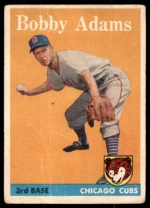 1958 Topps Bobby Adams Chicago Cubs #99 - Picture 1 of 2