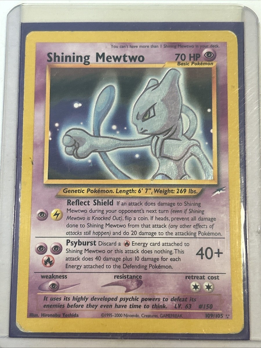Mewtwo Pokémon TCG Individual Trading Card Games Secret Rare Mewtwo Pokémon TCG Individual Trading Card Games Secret Rare