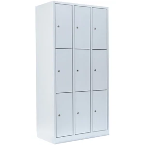 Schließfachschrank 9 Fächer kompl. montiert Wertfachschrank Spind Fächerschrank - Bild 1 von 6