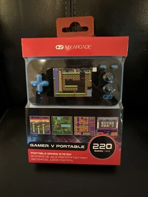 NRFB: My Arcade Gamer V Portable Handheld Gaming System 220 Retro Style Games 6E - Image 1 of 4