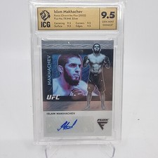 2022 Panini Chronicles UFC Flux Islam Makhachev Auto ICG 9.5 Gem Mint