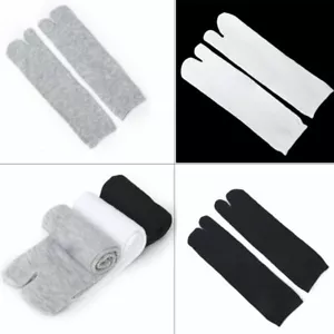 3*Pair Socks Japanese Kimono Socks Flip Flop Sandal Split Toe Tabi Ninja-Geta - Picture 1 of 14