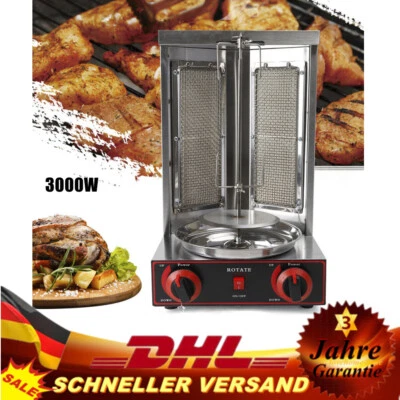 2 burner kebab grill gyro grill table grill electric kebab grill kebab 3000W 3kw - Image 1 of 4
