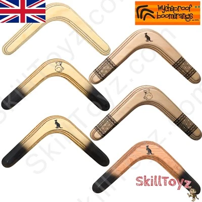 WYCHEPROOF BOOMERANGS Wycheproof Australian Hand Made Returning Wooden Sports Park Boomerang - UK SHOP