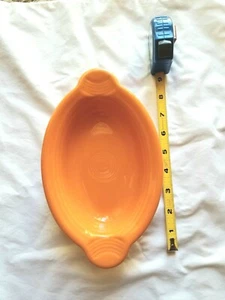 Fiestaware orange ovale Unterlage Schale  - Bild 1 von 2