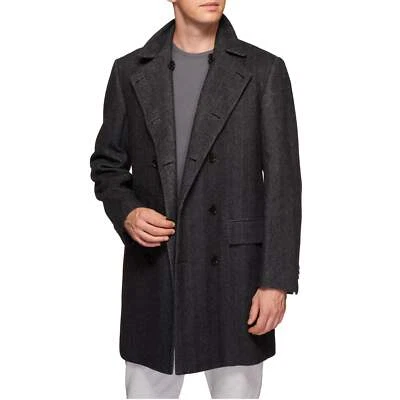 KITON Napoli CIPA 1960 Gray Herringbone Cashmere DB Coat EU 50 NEW US 40 - Image 1 of 4