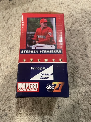 Stephen Strasburg Harrisburg Senators 2013 Mini Bobblehead SGA Nationals Nats WS Cover