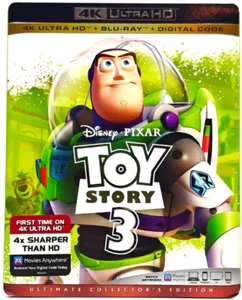 Toy Story 3 - Collector's Edition - Disney Pixar 4K UHD Blu-ray w/ OOP Slipcover - Imagen 1 de 4