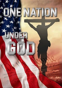 Bandiera da giardino bifacciale One Nation Under God American We the People Jesus SGF54 - Foto 1 di 2