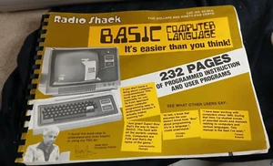 Livre de langue informatique de base Radio Shack 62-2016 TRS-80 - VENDEUR BRITANNIQUE - Photo 1/5