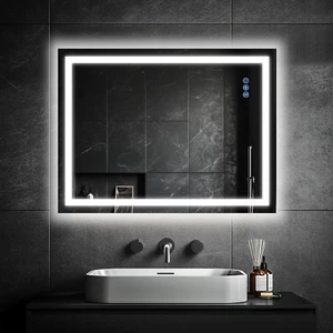 24"X 36" LED Bathroom Mirror with Lights, Anti-Fog, Dimmable, Lighted Bathroom V - Picture 1 of 12