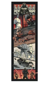 Star Wars Mandalorian Ahsoka Joe Hogan Movie Poster Lithograph Print 12x36 Mondo - Picture 1 of 1