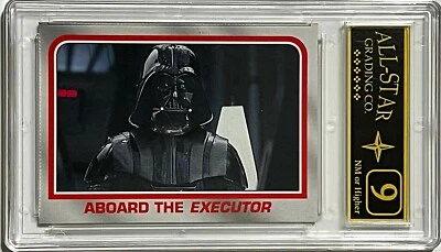 DARTH VADER 2004 Star Wars Topps Heritage Card #26 ABOARD THE EXECUTOR ASG 9  - Image 1 of 2