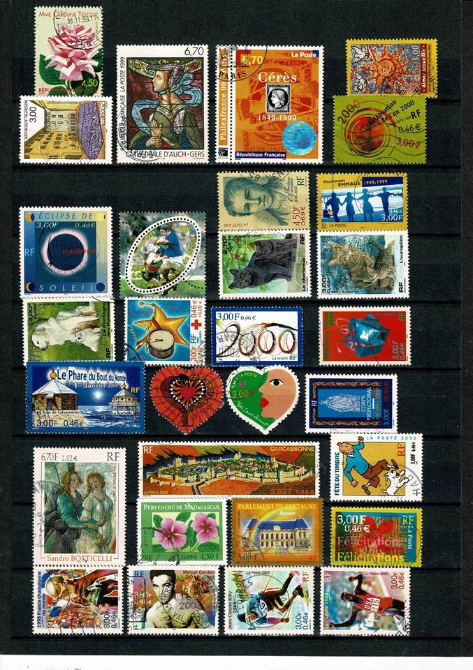 U9521 FRANCE 1999/2000  An useful collection of used stamps - Image 1 of 1