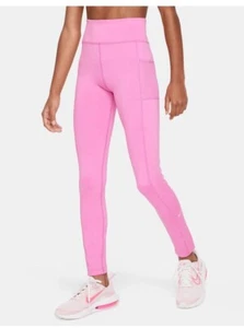 New Nike Girls' 7-16 Dri-FIT One-Rise Leggings - FD2955 - Size XL- NWT $40 - Picture 1 of 4