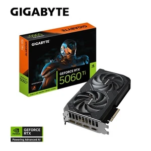Gigabyte GeForce RTX‚Ñ¢ 5060 Ti WINDFORCE 16G, 2572 MHz, CUDA TBD, 28 Gbps, GDDR - Picture 1 of 1