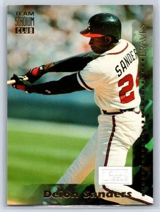 1994 Stadium Club First Day Issue Deion Sanders Atlanta Braves # 54 Hall of Fame - Picture 1 of 2