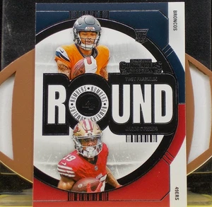 2024 Contenders ROUND 4 Football Card # 15 *** TROY FRANKLIN * JACOB COWING - Bild 1 von 3