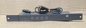 HP AF611A 1x4 USB/PS2 KVM Console Switch Hp Switch MW3E4 w/ Power cord - Picture 1 of 11