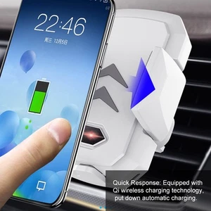 Infrared Sensor Car Bracket Wireless Charger Mobile Phone Fast Charging Holde FY - Zdjęcie 1 z 14