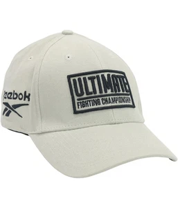 Reebok Mens Ultimate Fighting Championship Baseball Cap, Grey, One Size - Foto 1 di 2