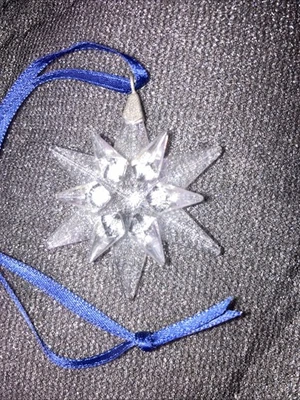 Swarovski Copo de Nieve 2005 Sternornament Clear 681402 Posible Chip Foto 1 de 4