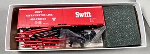 HO Scale InterMountain Steel Sided Reefer Ice Bunker SWIFT Refrigerator Line - Picture 1 of 5