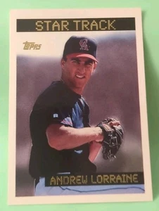 1995 Topps - Star Track Andrew Lorraine #221 - California Angels - Picture 1 of 2