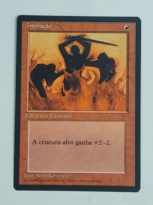 MTG Immolation (Portugese 4th Edition (BB)/Red/C) - BGM - Image 1 of 2
