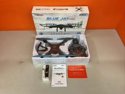 Force1 U45W FPV Drone Camera for Adults VR Ready Quadcopter RTF - BLACK/BLUE - Image 1 of 4