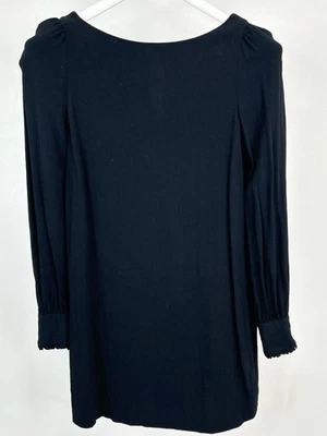 Vestido KATE SPADE Cordette Shift tamanho 2 preto feminino clássico forrado leve - Imagem 1 de 4