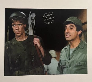 RICHARD LINEBACK SIGNED 8x10 PHOTO ACTOR AUTOGRAPHED MASH TV STAR VERY RARE COA - Picture 1 of 1