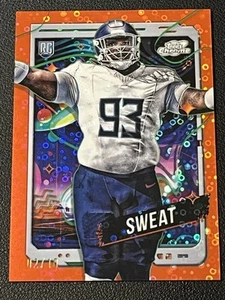 T'Vondre Sweat #'d 2/10 RC 2024 Topps Cromo Cósmico Eclipse Lunar Novato Titanes - Imagen 1 de 4